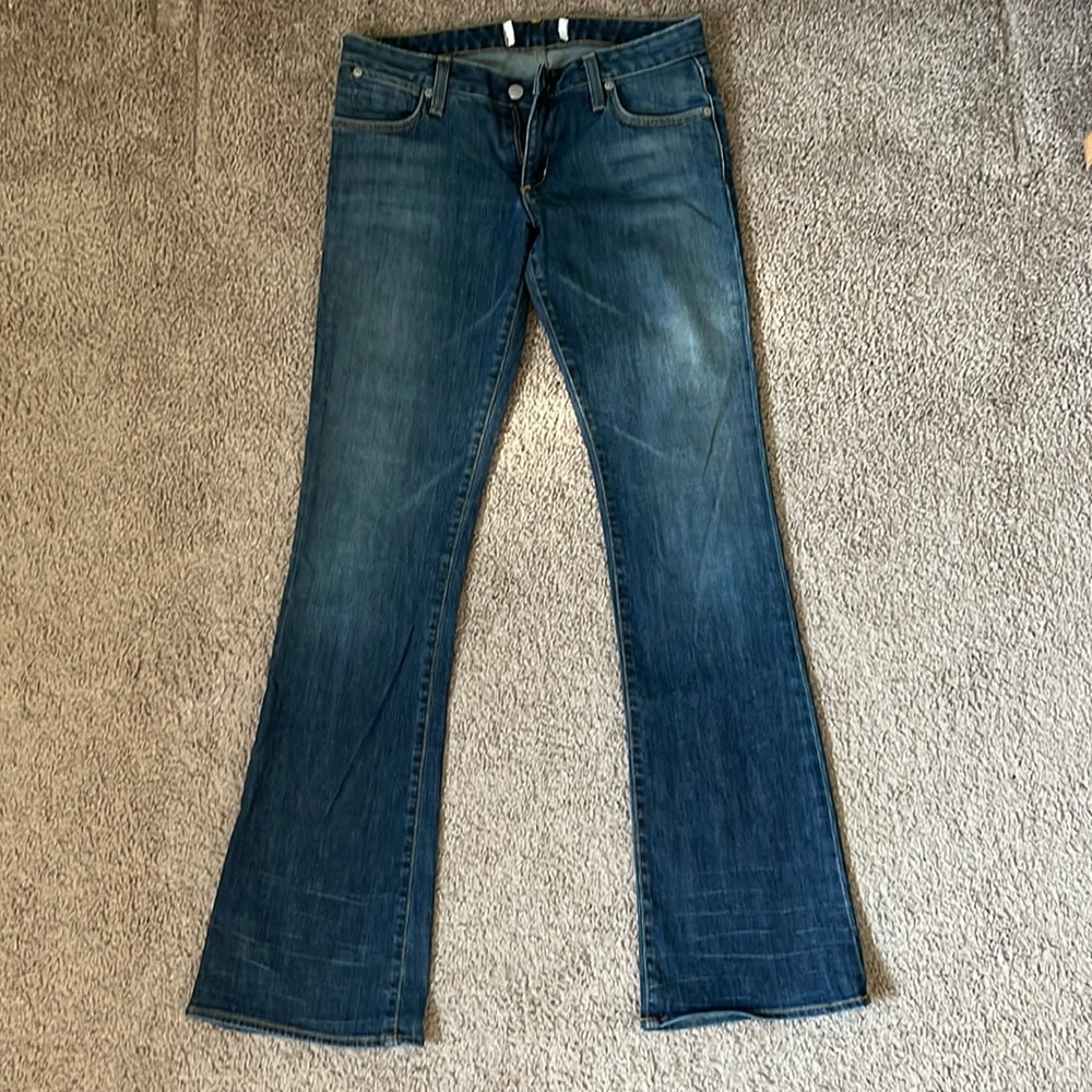 Paper Denim & Cloth Jean. Worn a handful of times. Slight flare leg.